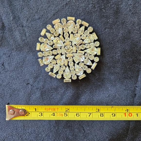 SPECTATULAR VINTAGE Jay Flex Rhinestone Brooch - Picture 2 of 3